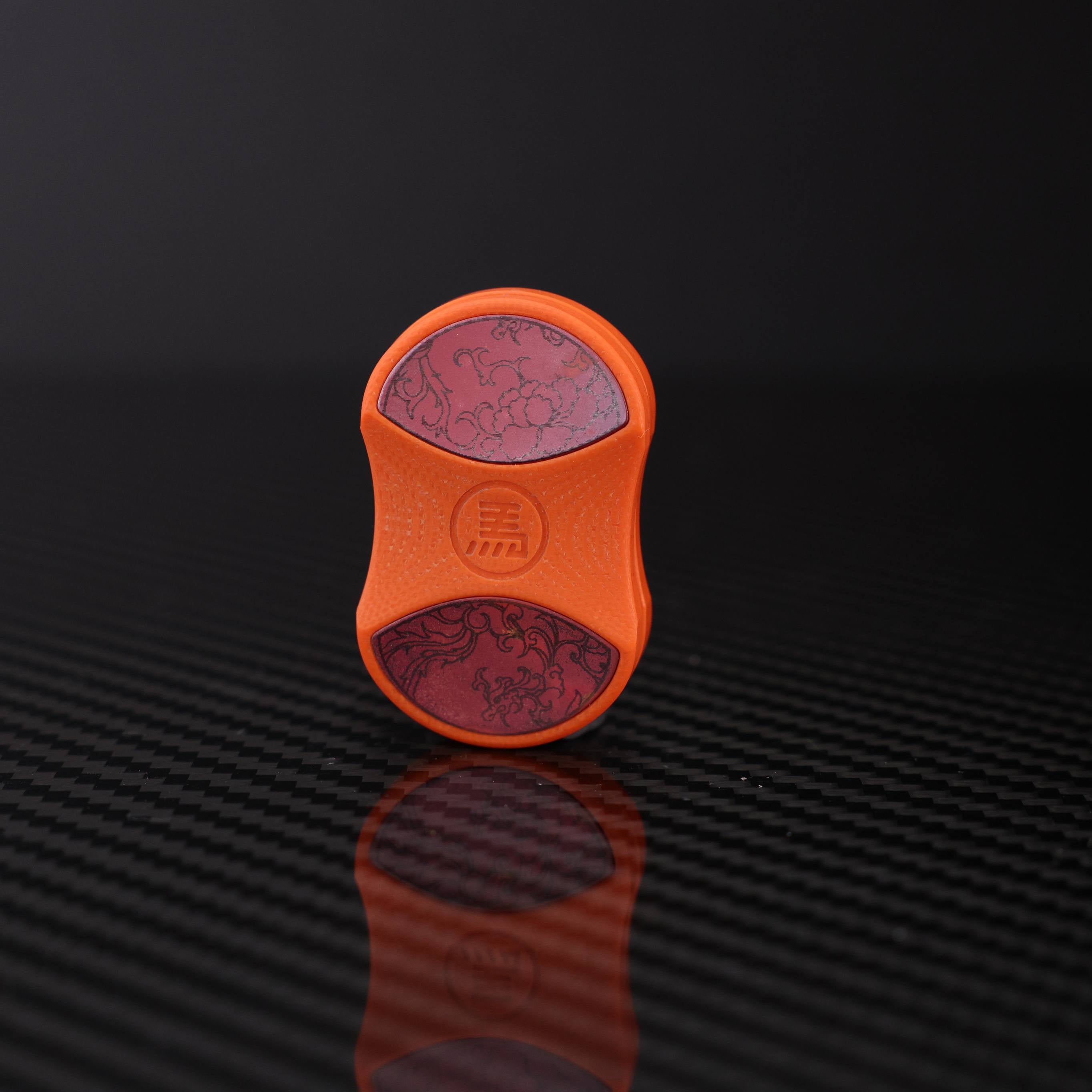 CHIMAGO EDC card game "Fen Nu Xiang" Orange G10 material version