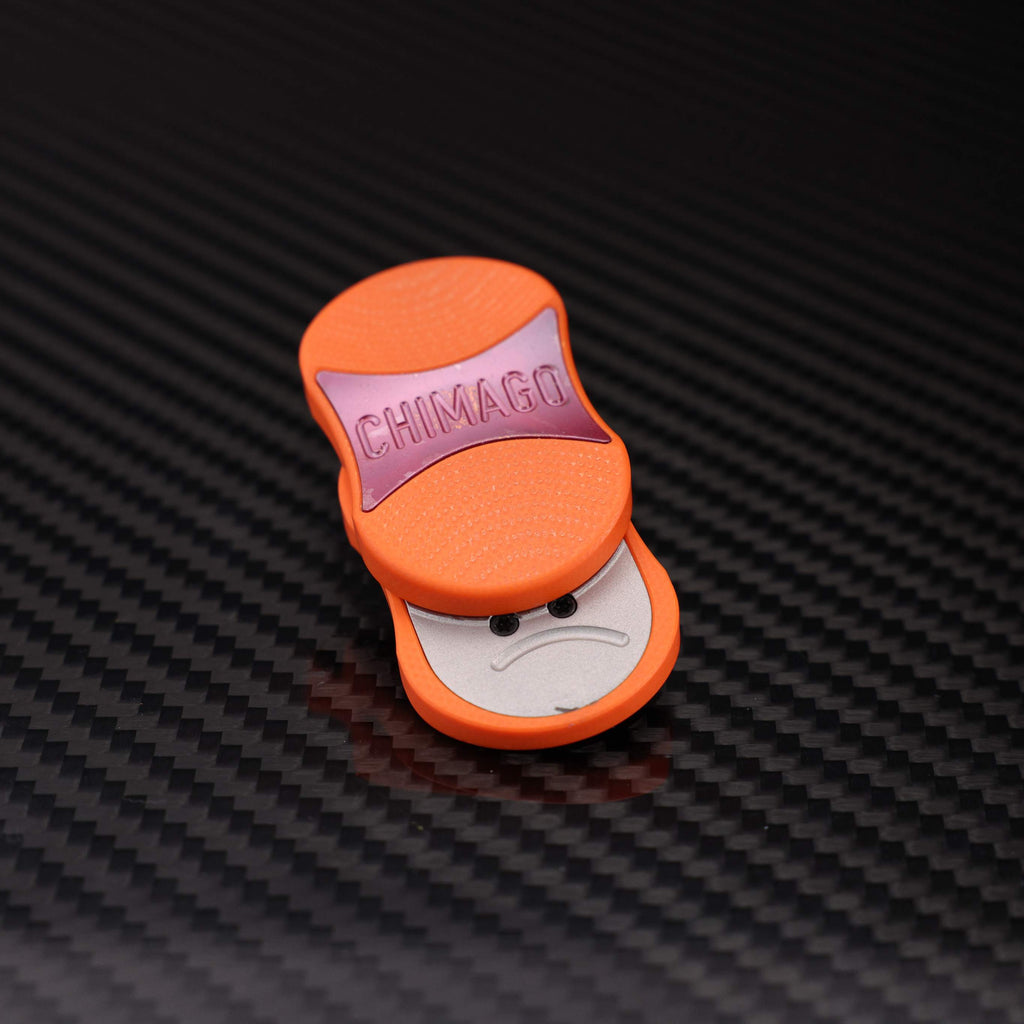 CHIMAGO EDC card game "Fen Nu Xiang" Orange G10 material version