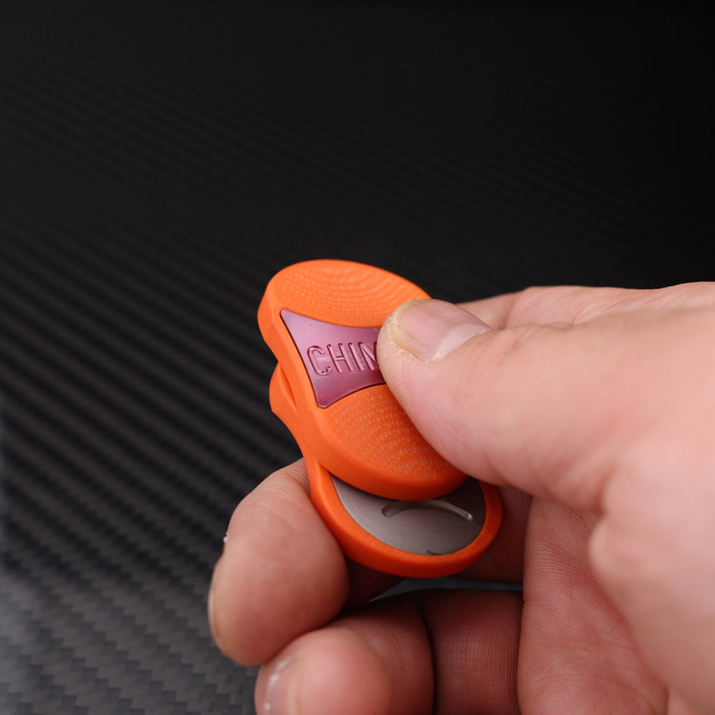 CHIMAGO EDC card game "Fen Nu Xiang" Orange G10 material version