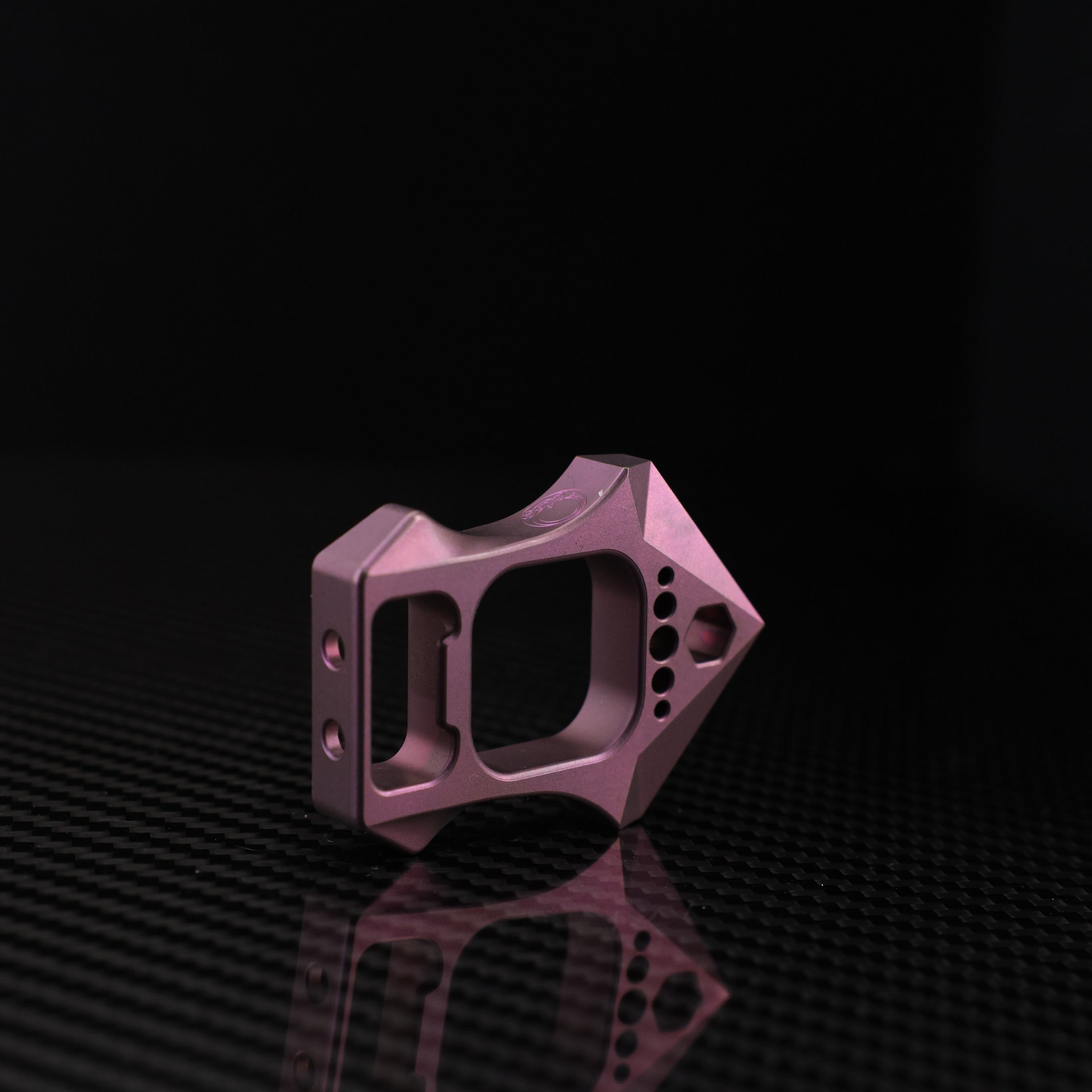 CHIMAGO EDC 钛合金阳极紫色指虎《FAT MAN》