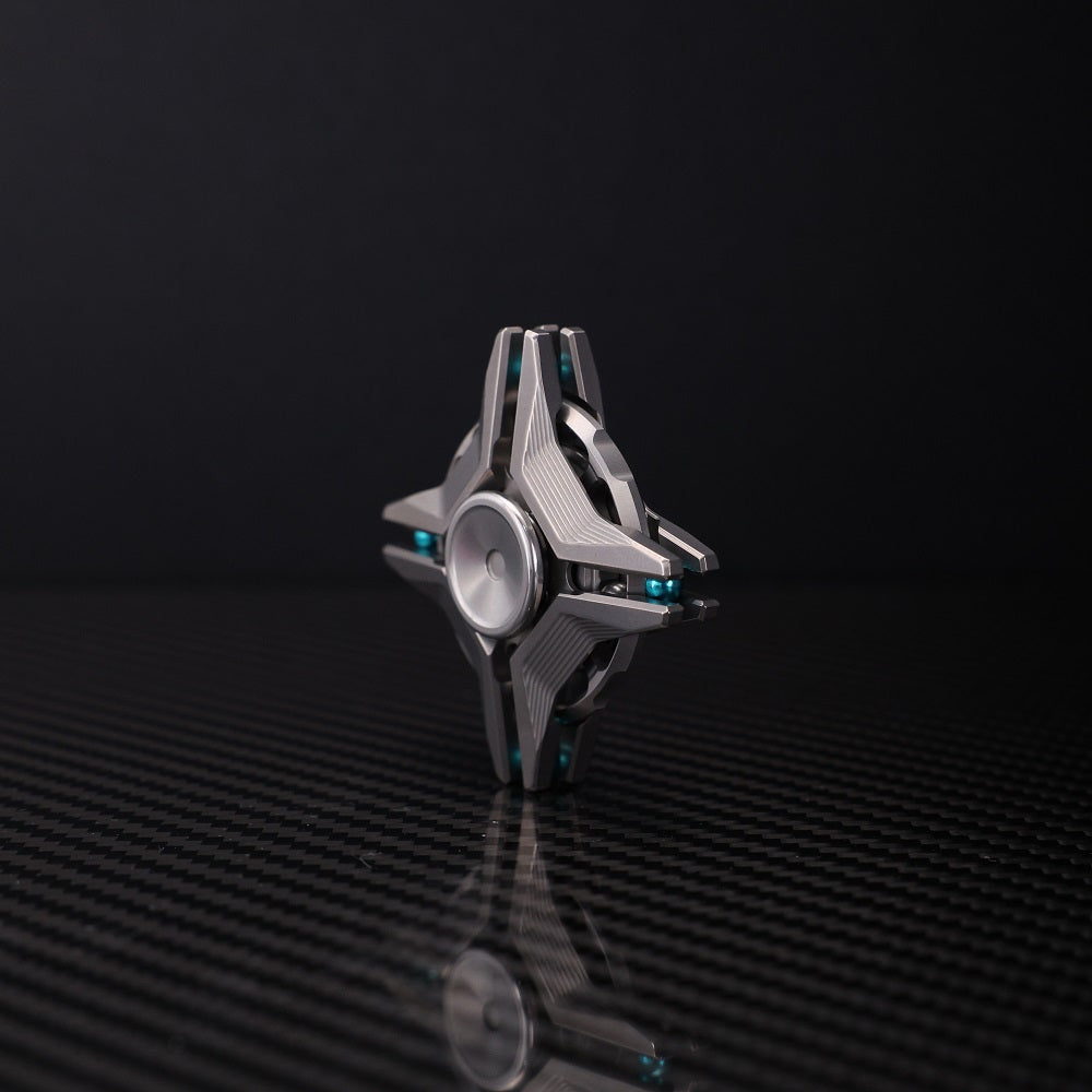 CHIMAGO EDC Titanium Linkage Gyroscope with Tibetan Mandala Elements