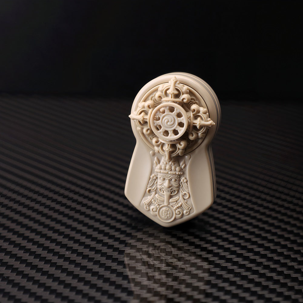 CHIMAGO EDC Design Decompression Direct Push Rotary Push Plate White PEEK Material