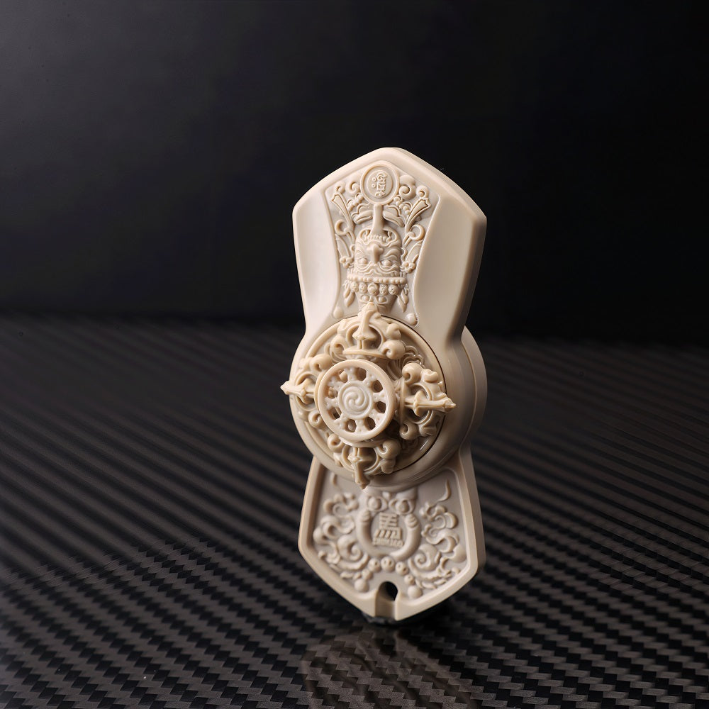 CHIMAGO EDC Design Decompression Direct Push Rotary Push Plate White PEEK Material