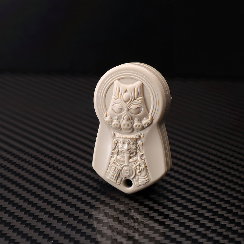 CHIMAGO EDC Design Decompression Direct Push Rotary Push Plate White PEEK Material