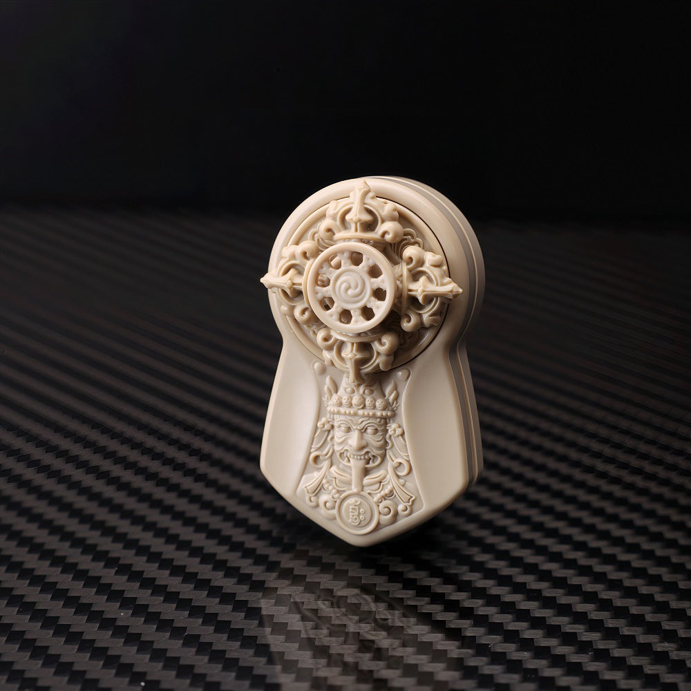 CHIMAGO EDC Design Decompression Direct Push Rotary Push Plate White PEEK Material