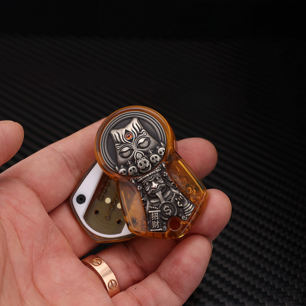 CHIMAGO EDC Tibetan Element Decompression Promotion Brand PEI Material Brass Patch