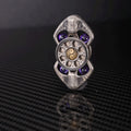 CHIMAGO EDC Fingertip Top "King Kong" Handcrafted with Lindsey's Carving of the Flower of the Other Shore Theme