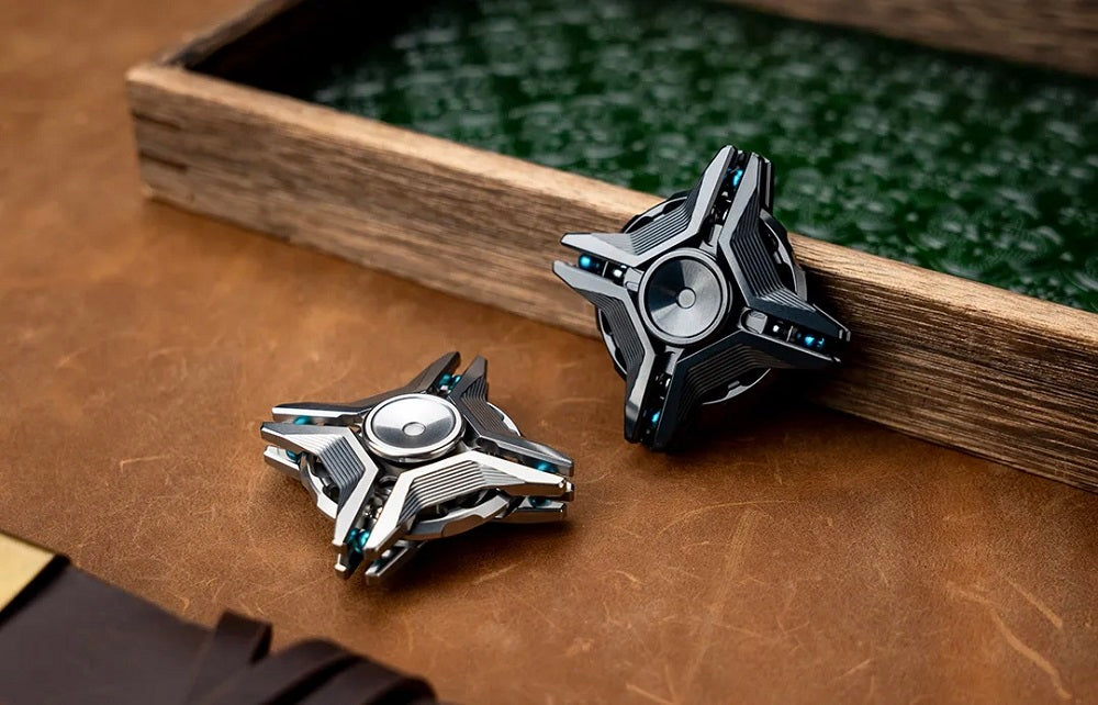 CHIMAGO EDC Titanium Linkage Gyroscope with Tibetan Mandala Elements