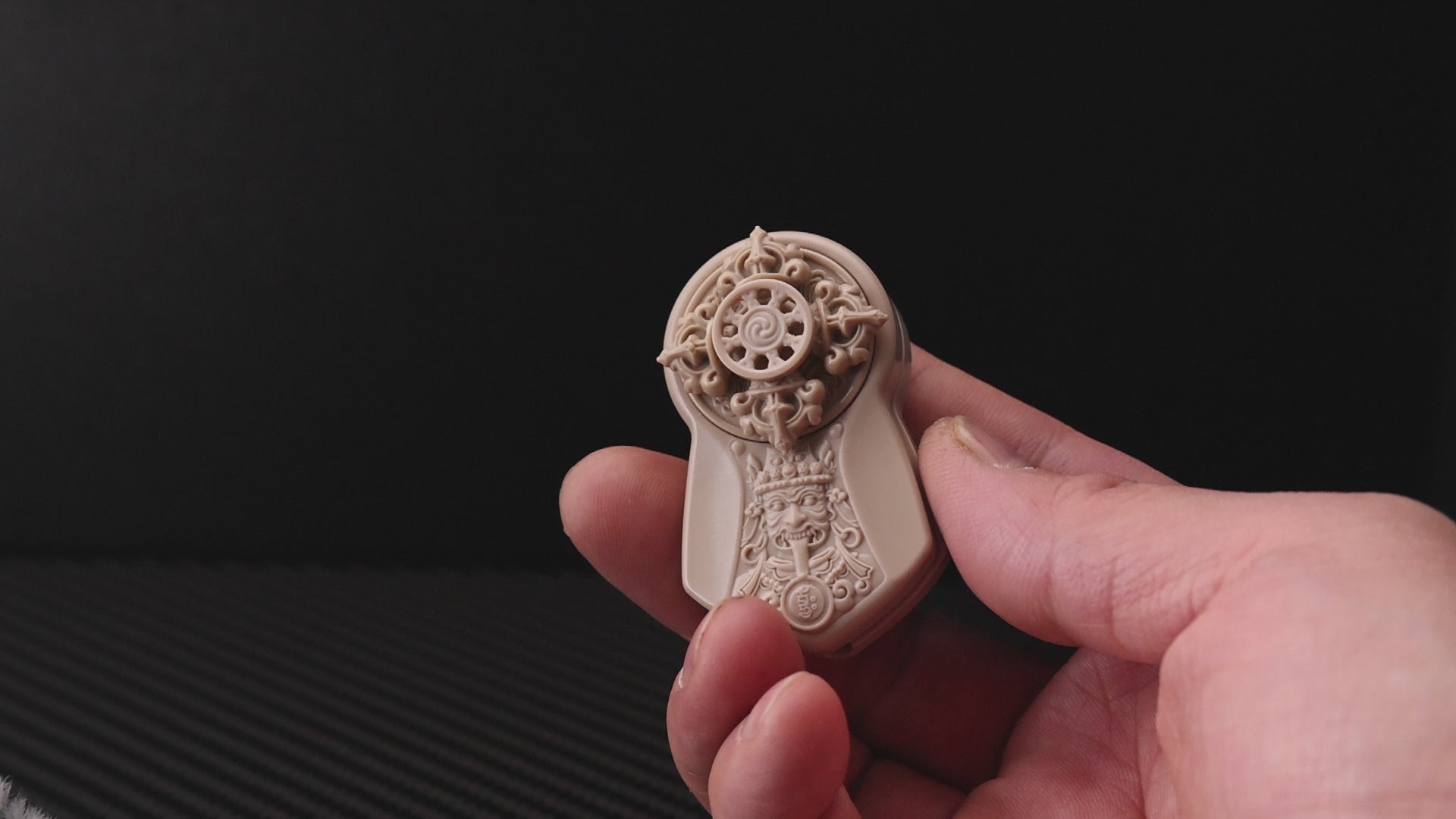 CHIMAGO EDC Design Decompression Direct Push Rotary Push Plate White PEEK Material