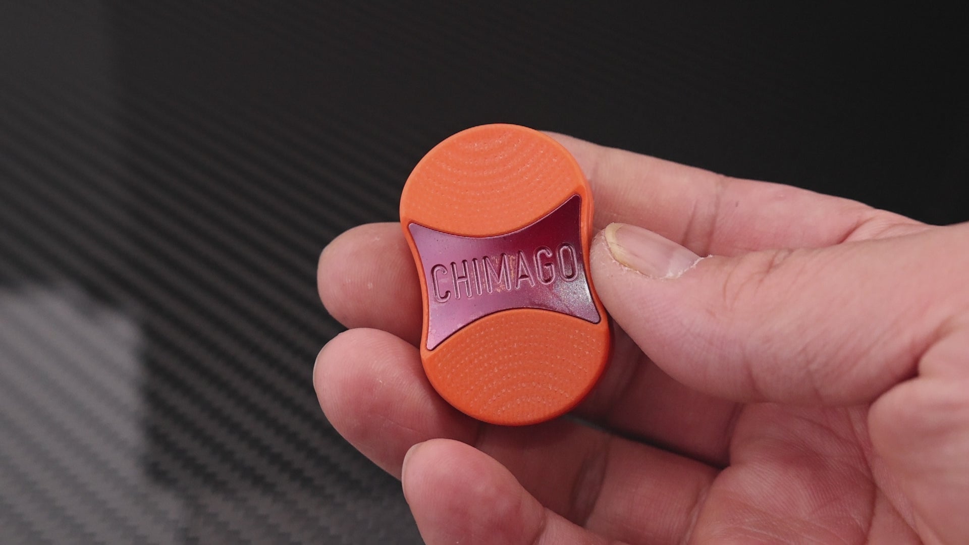 CHIMAGO EDC card game "Fen Nu Xiang" Orange G10 material version